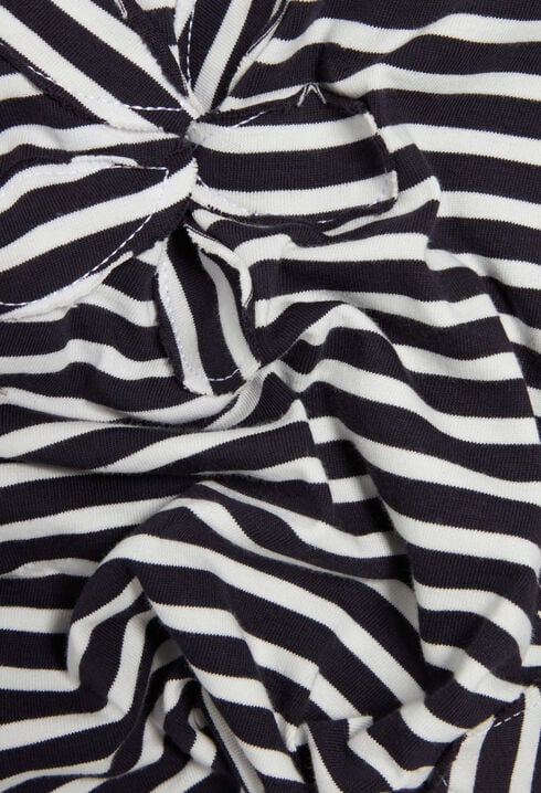 Navy striped T-shirt