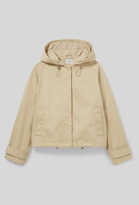Lightweight hooded parka
