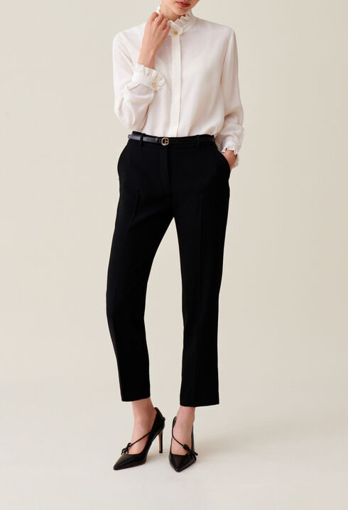 Victorian collar blouse