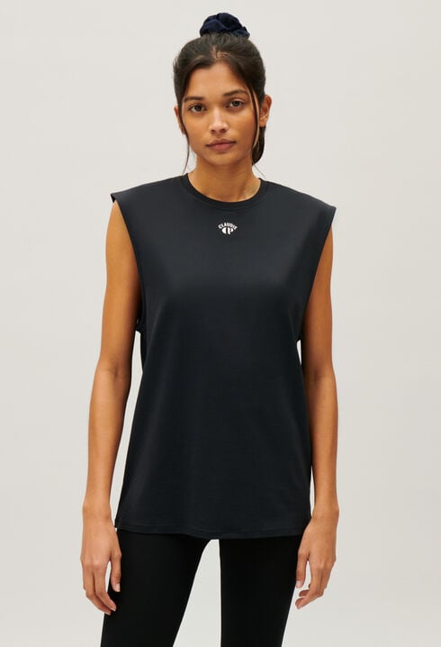 Claudie x Circle Black tank top