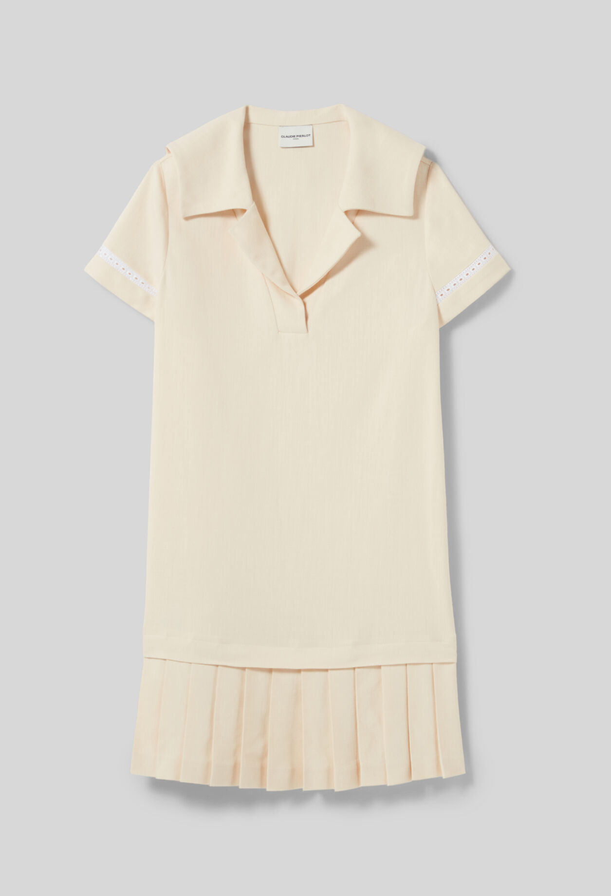 Pleated Mini Dress