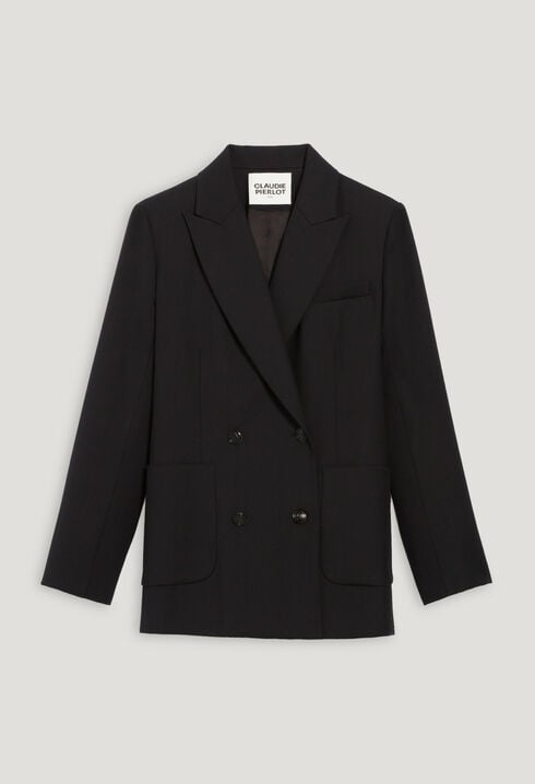 Black suit jacket
