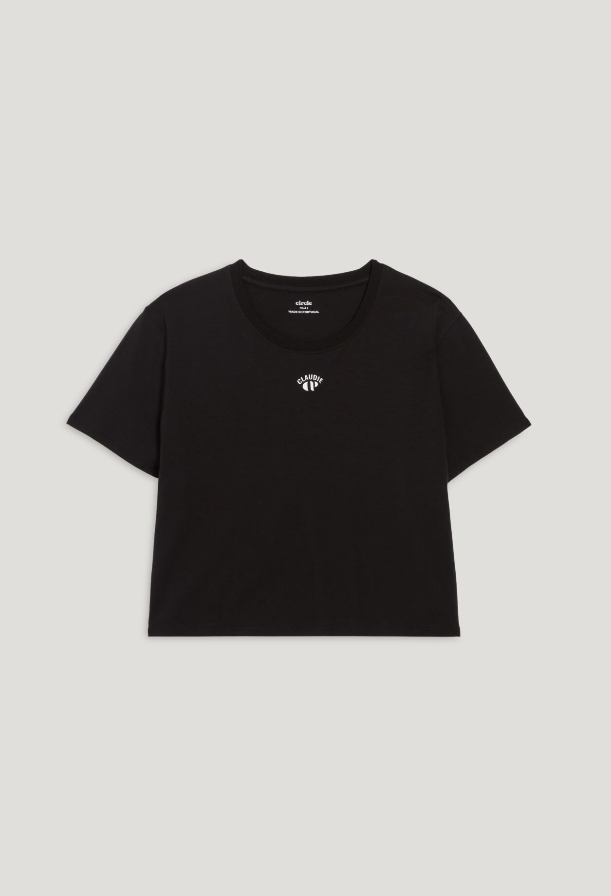 Claudie x Circle cropped T-shirt