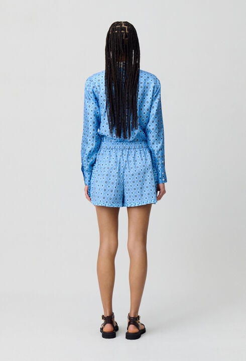 Printed Flowing Shorts