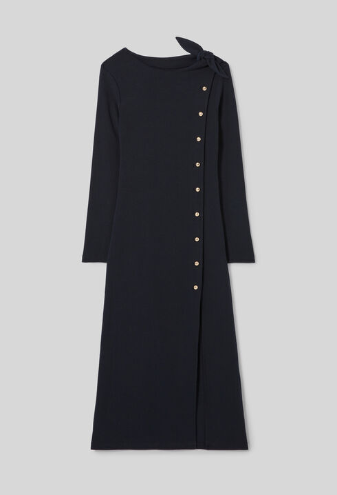Long knit dress