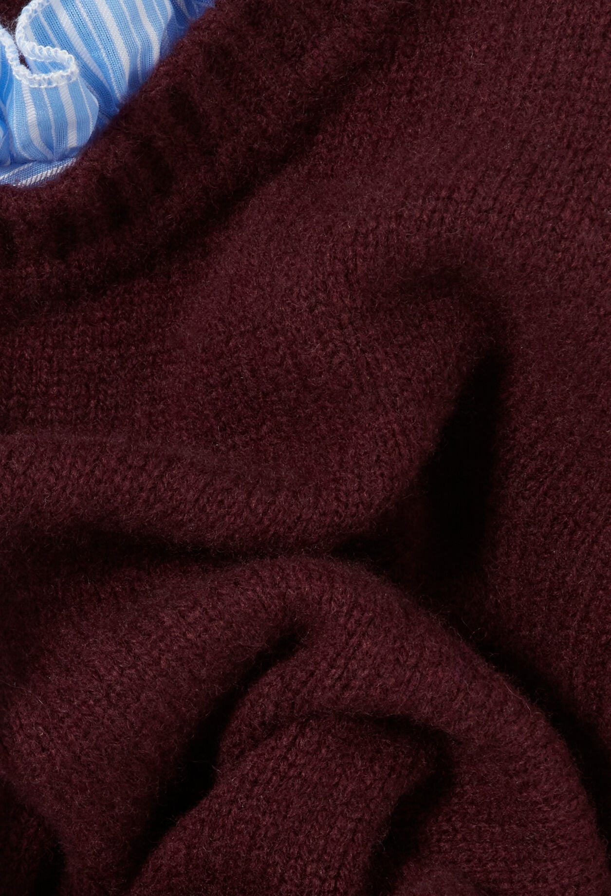 Striped wool jumper