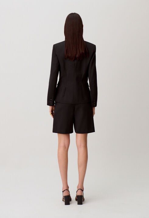 Wool blend jacket