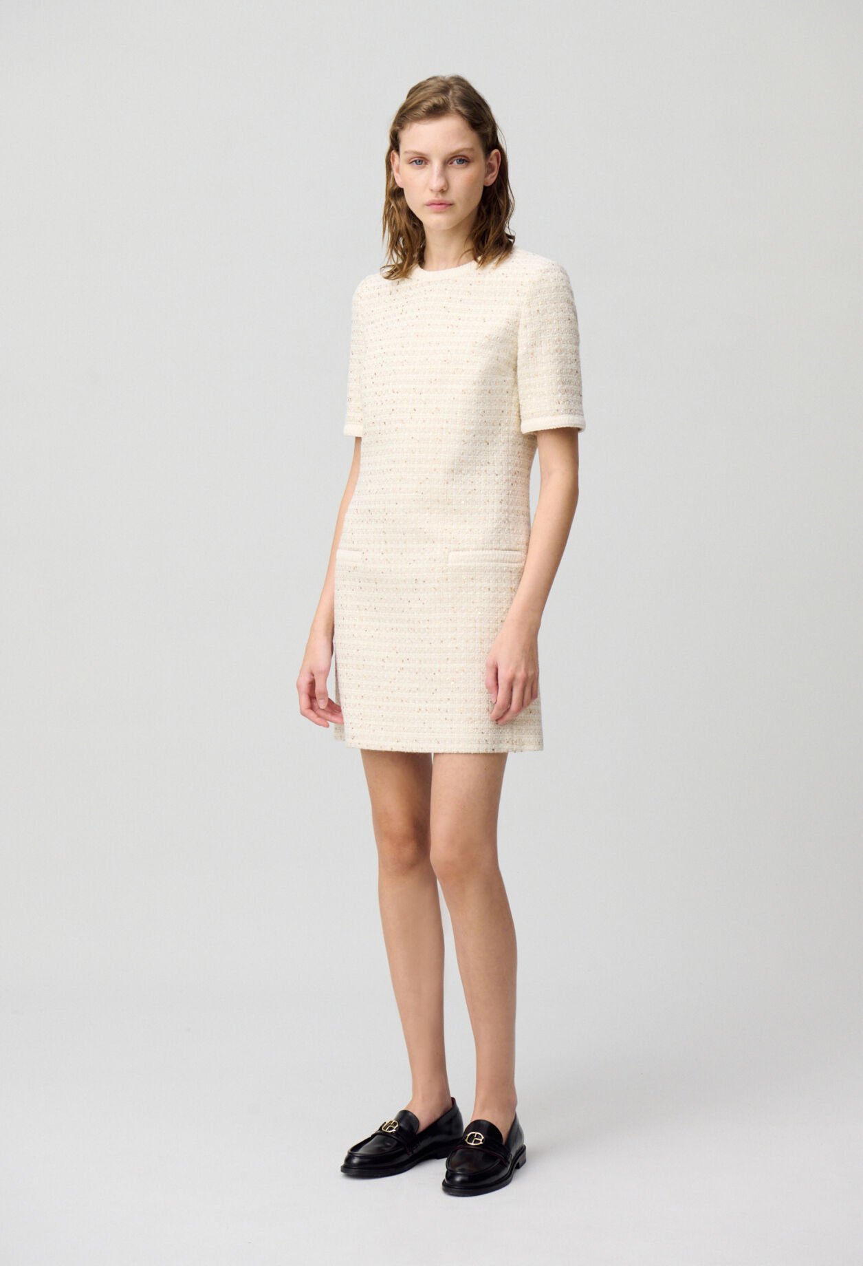 Short tweed dress
