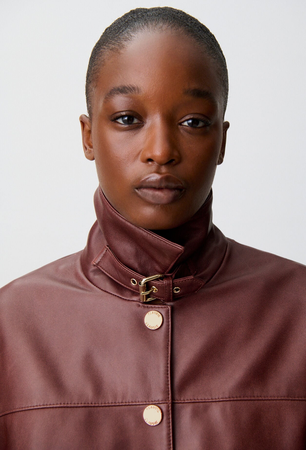 Short leather jacket for women | Claudie Pierlot