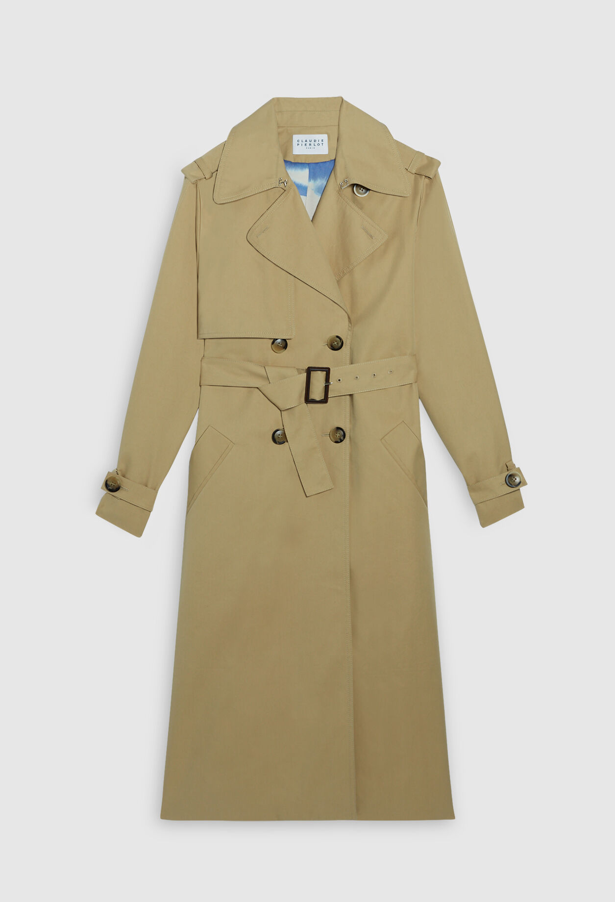 Trench coat with ties for women Claudie Pierlot