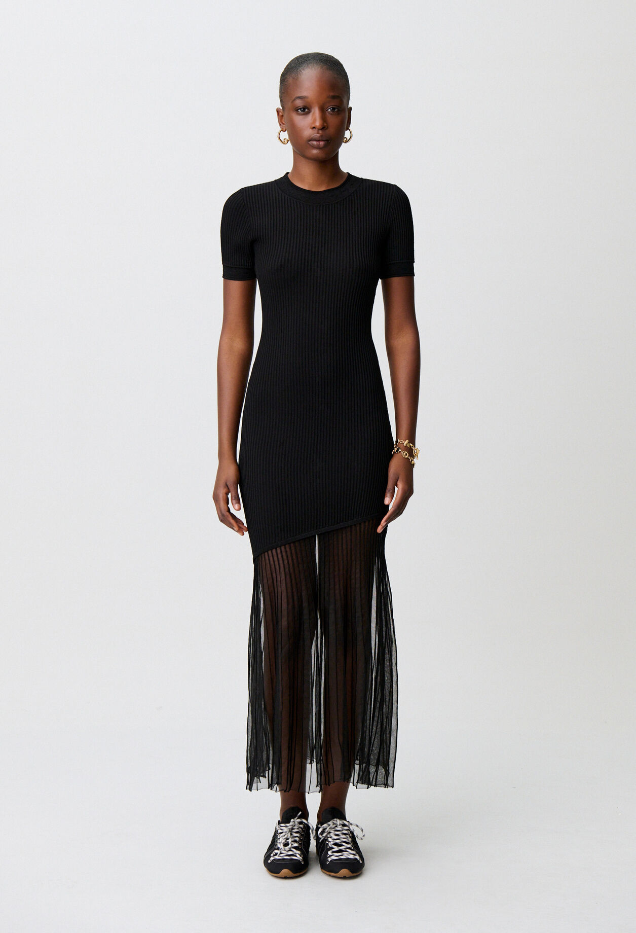 flared knit dress Long knitted for women 30 OFF