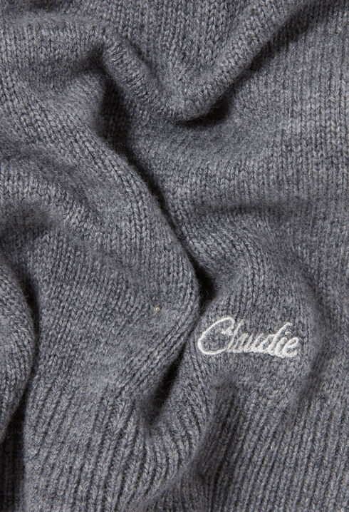 Fitted fine-knit jumper
