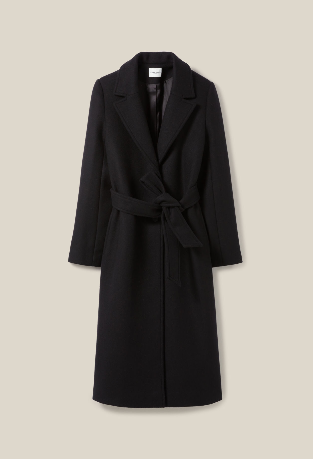 Long belted coat