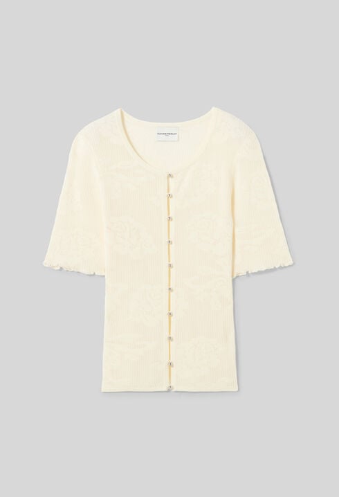 Floral Knit Cardigan