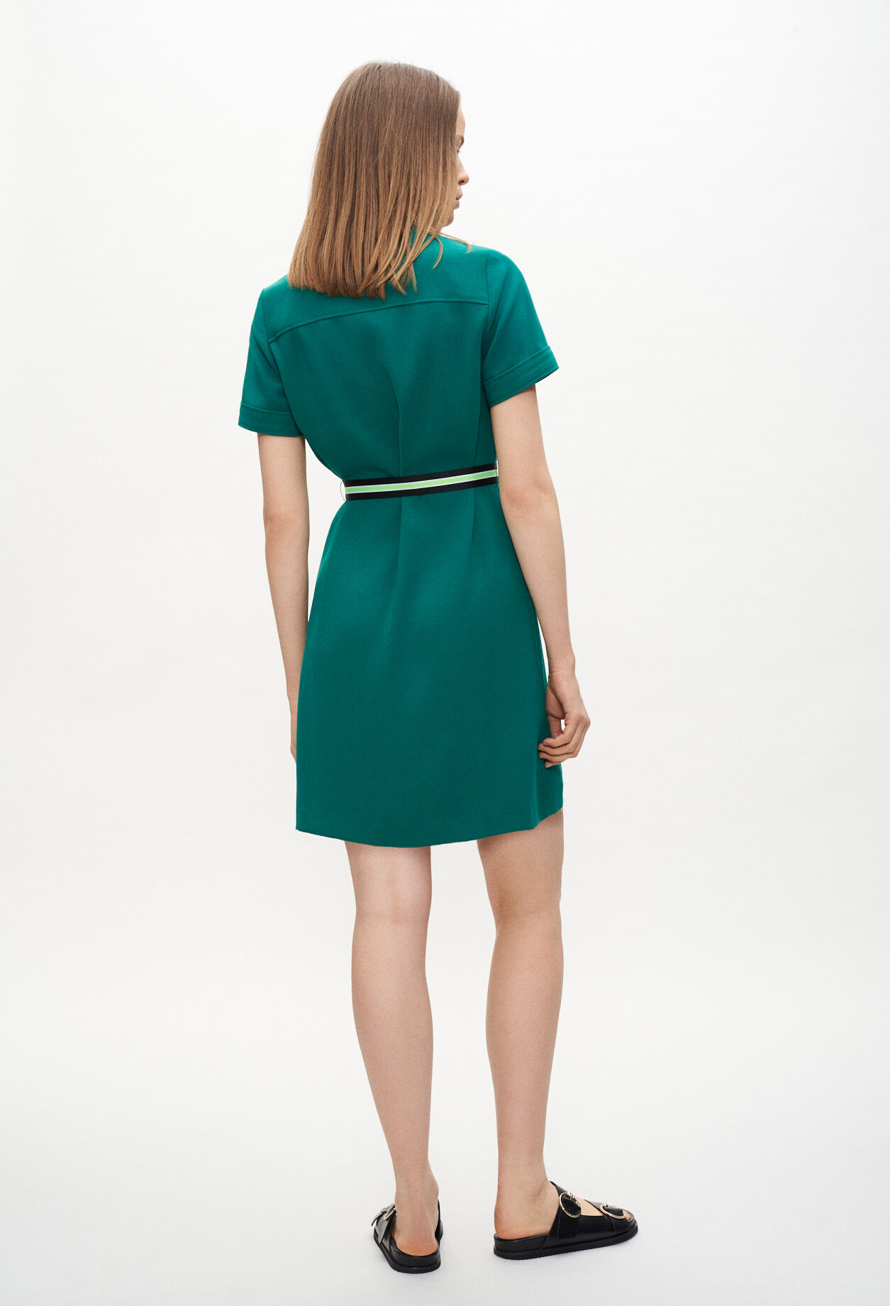 Short belted dress