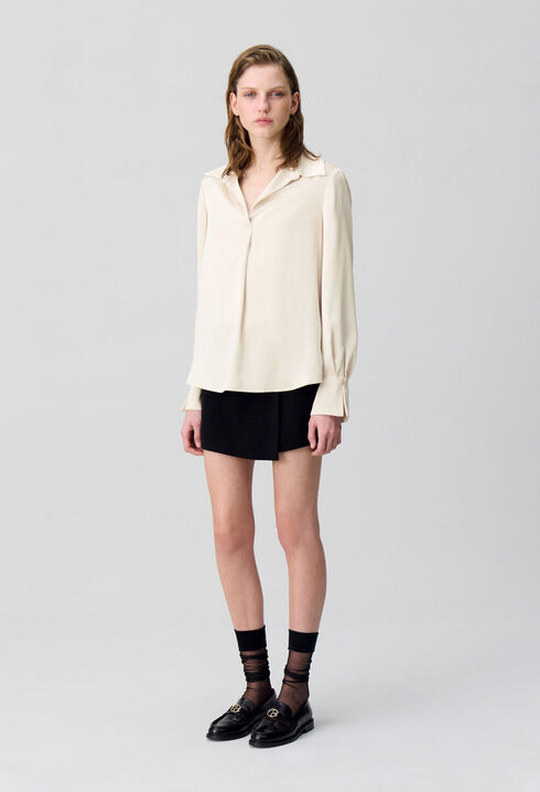 Floaty pleated blouse