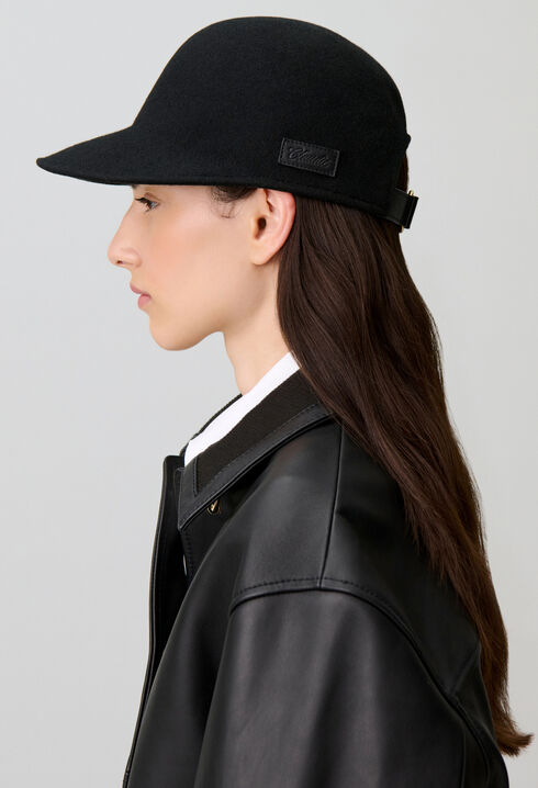 Wool felt cap