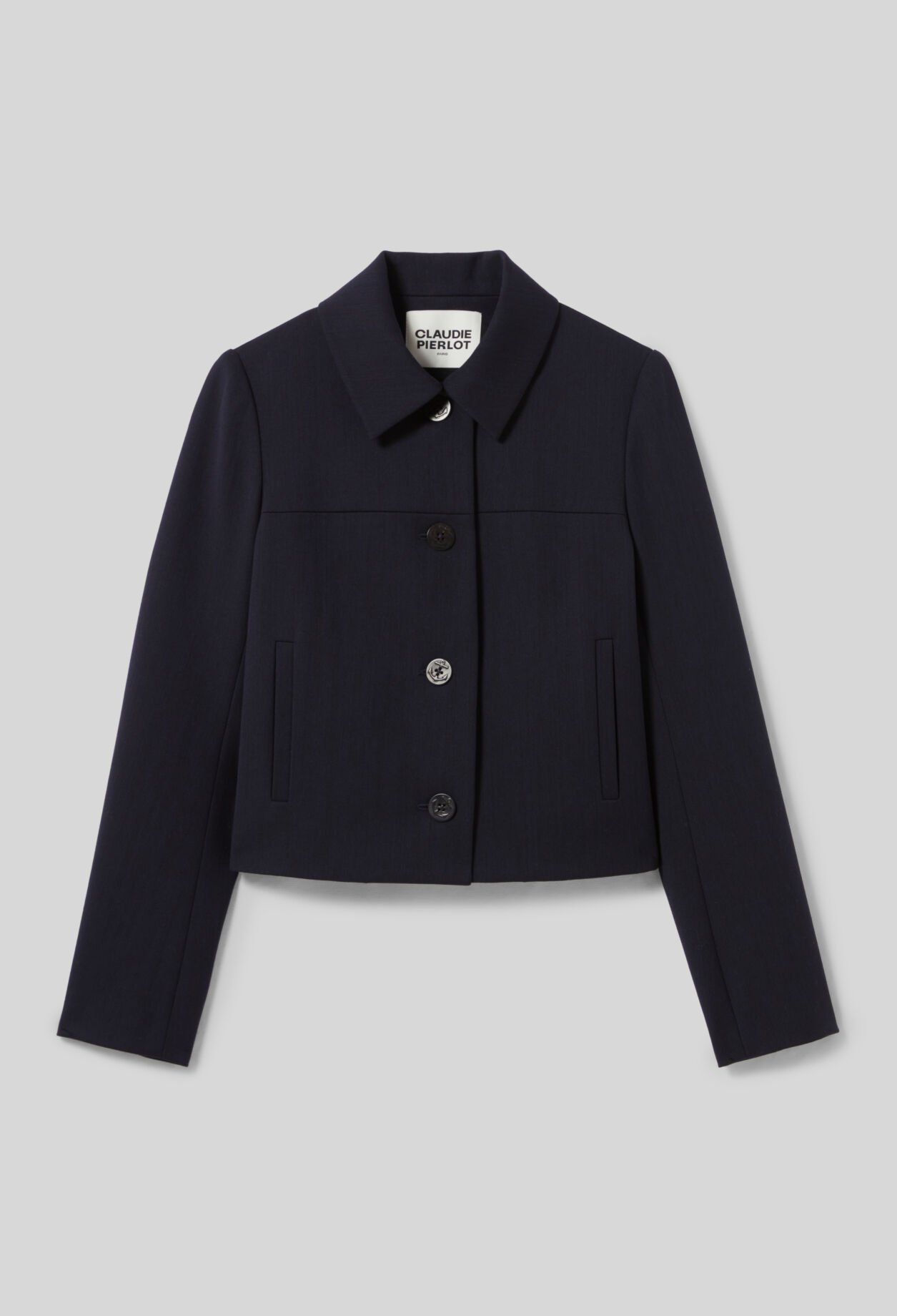 Navy boxy jacket