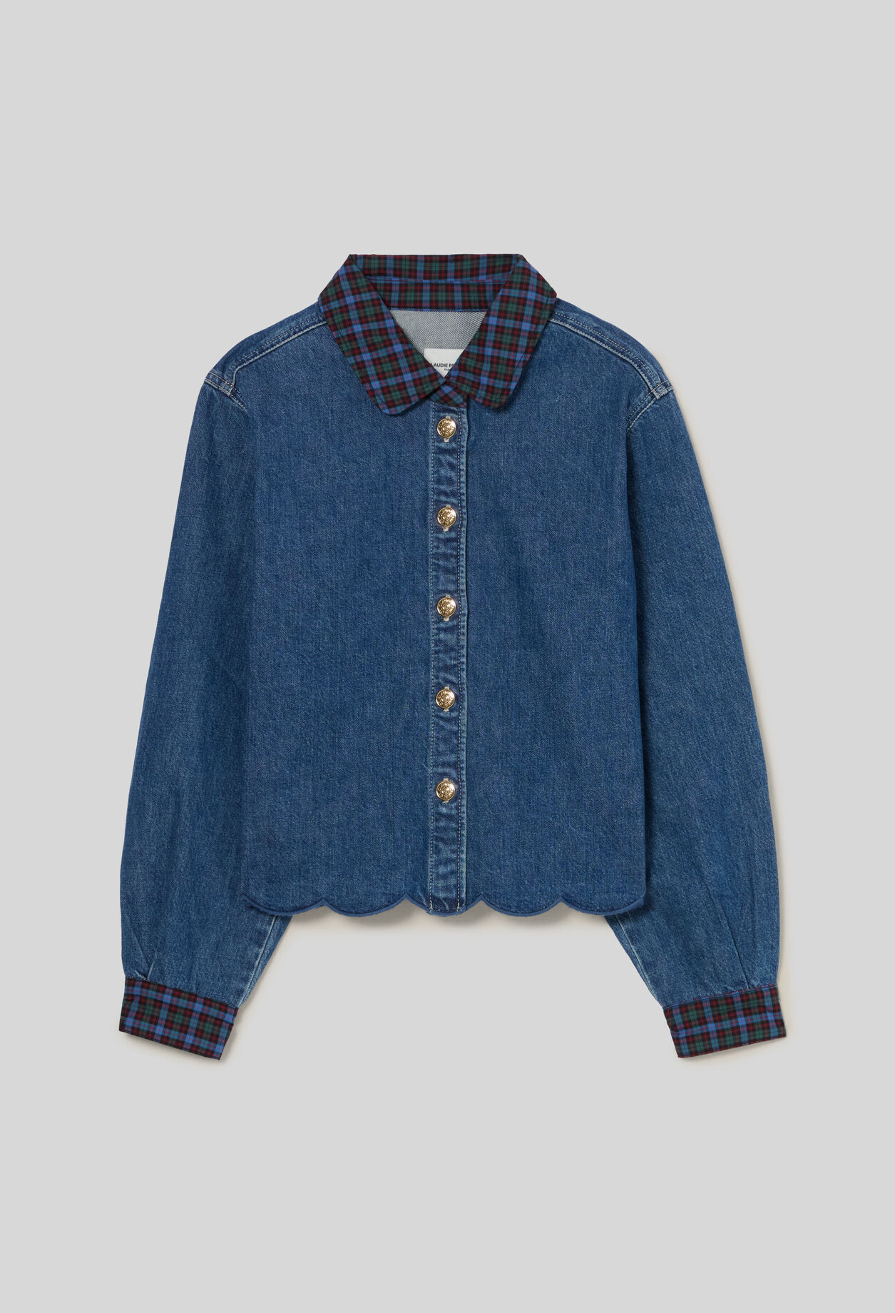 Cotton denim shirt