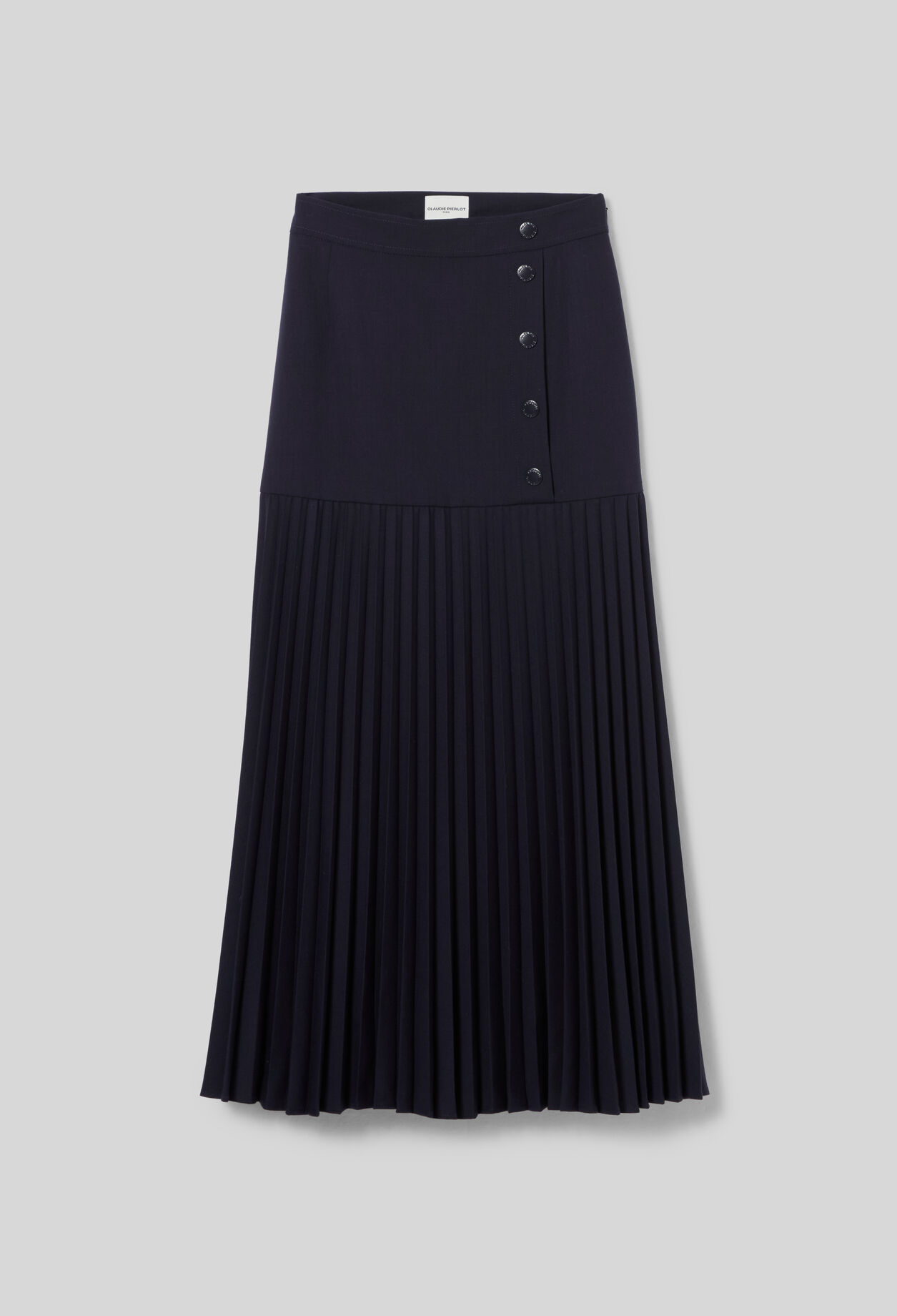 High-waisted maxi skirt