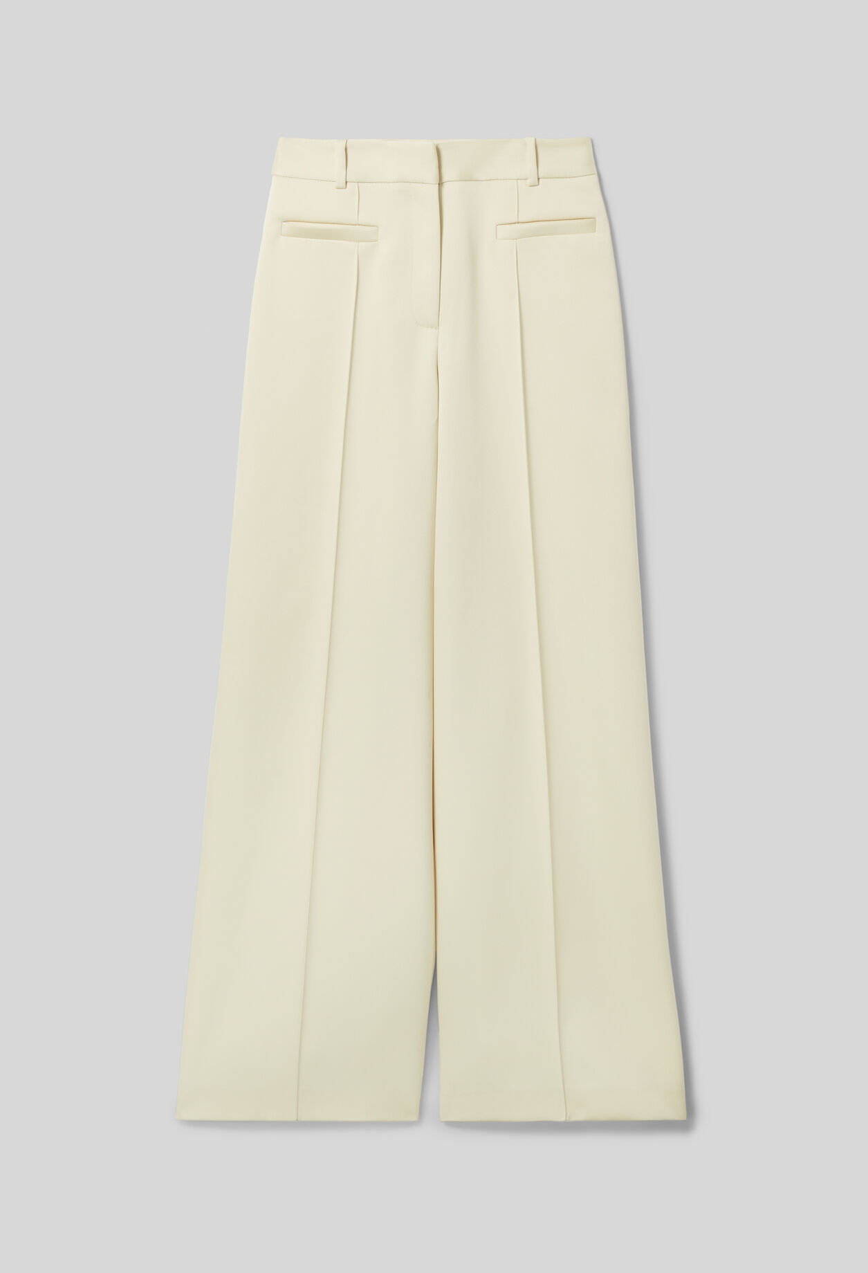 Straight-leg tailored trousers