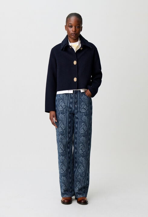 Boxy corduroy jacket