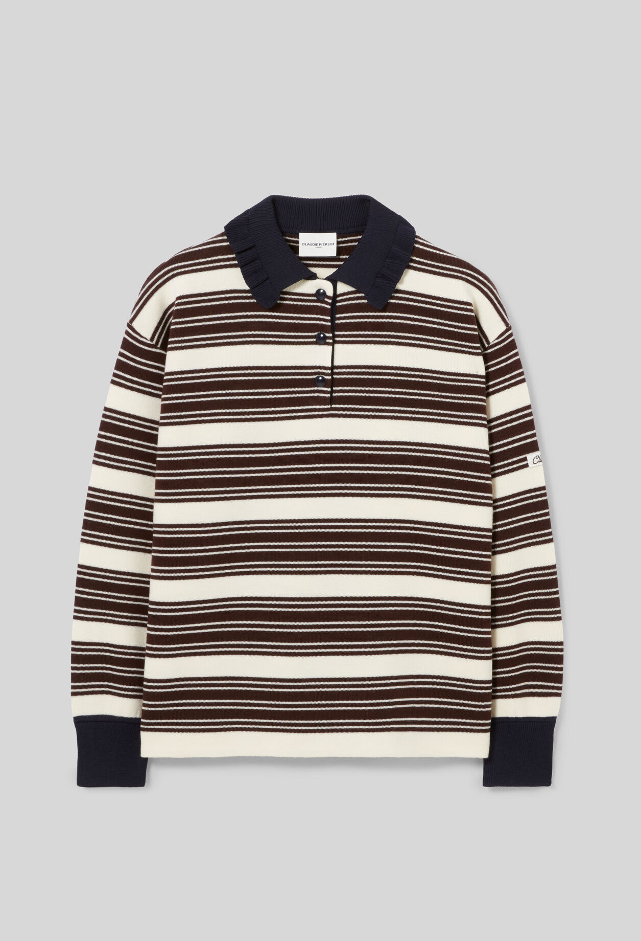 Striped Polo Jumper