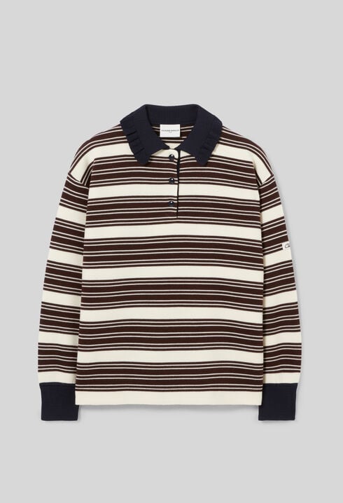 Striped Polo Jumper