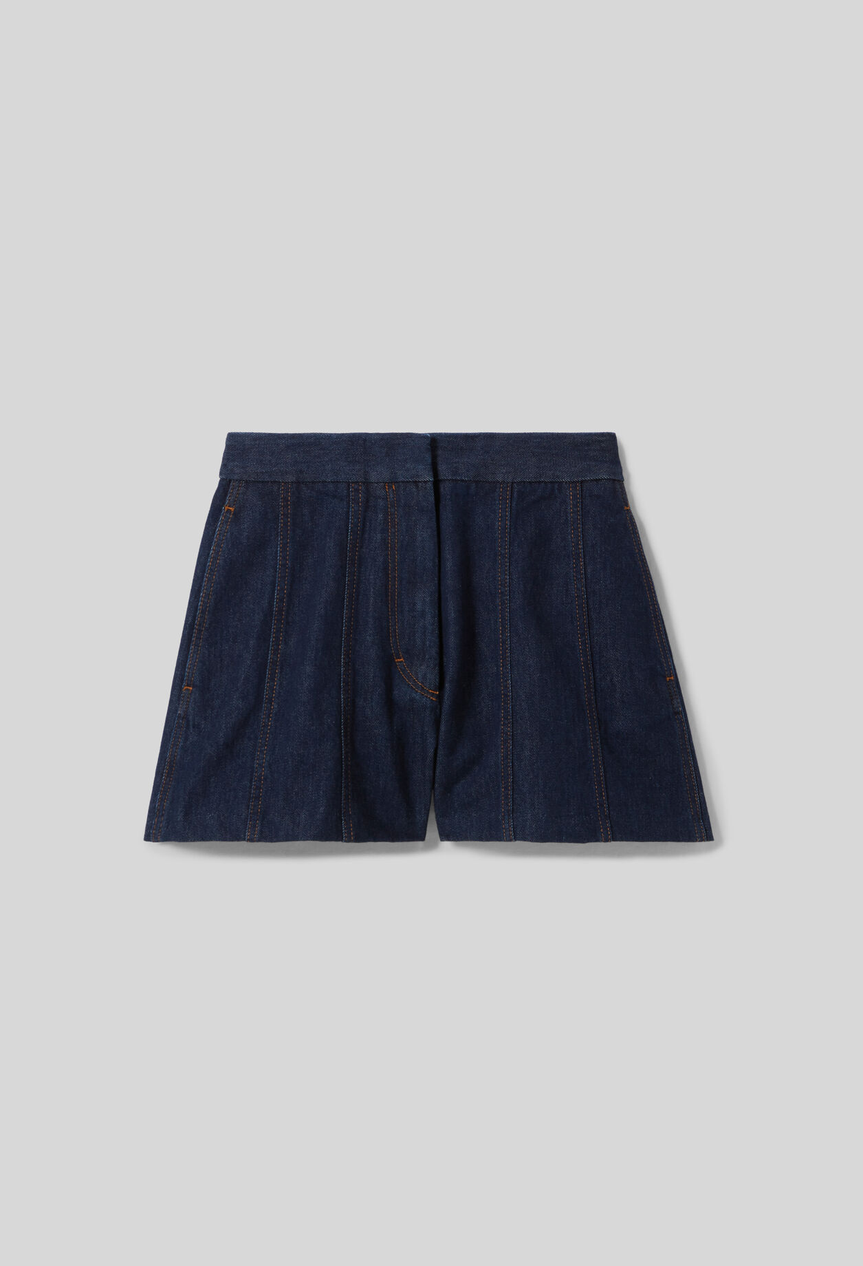 Raw Denim Mini Skirt