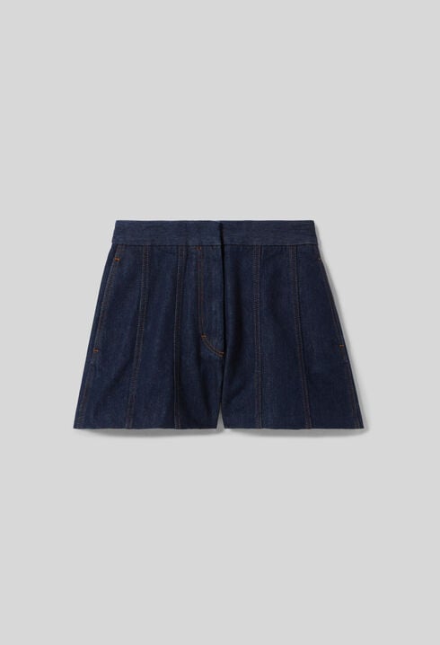 Raw Denim Mini Skirt