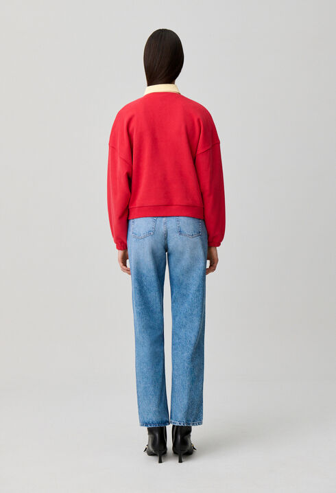 Oversized cotton sweatshirt