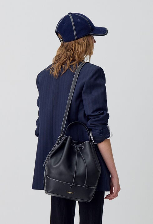 Leather Bucket Bag
