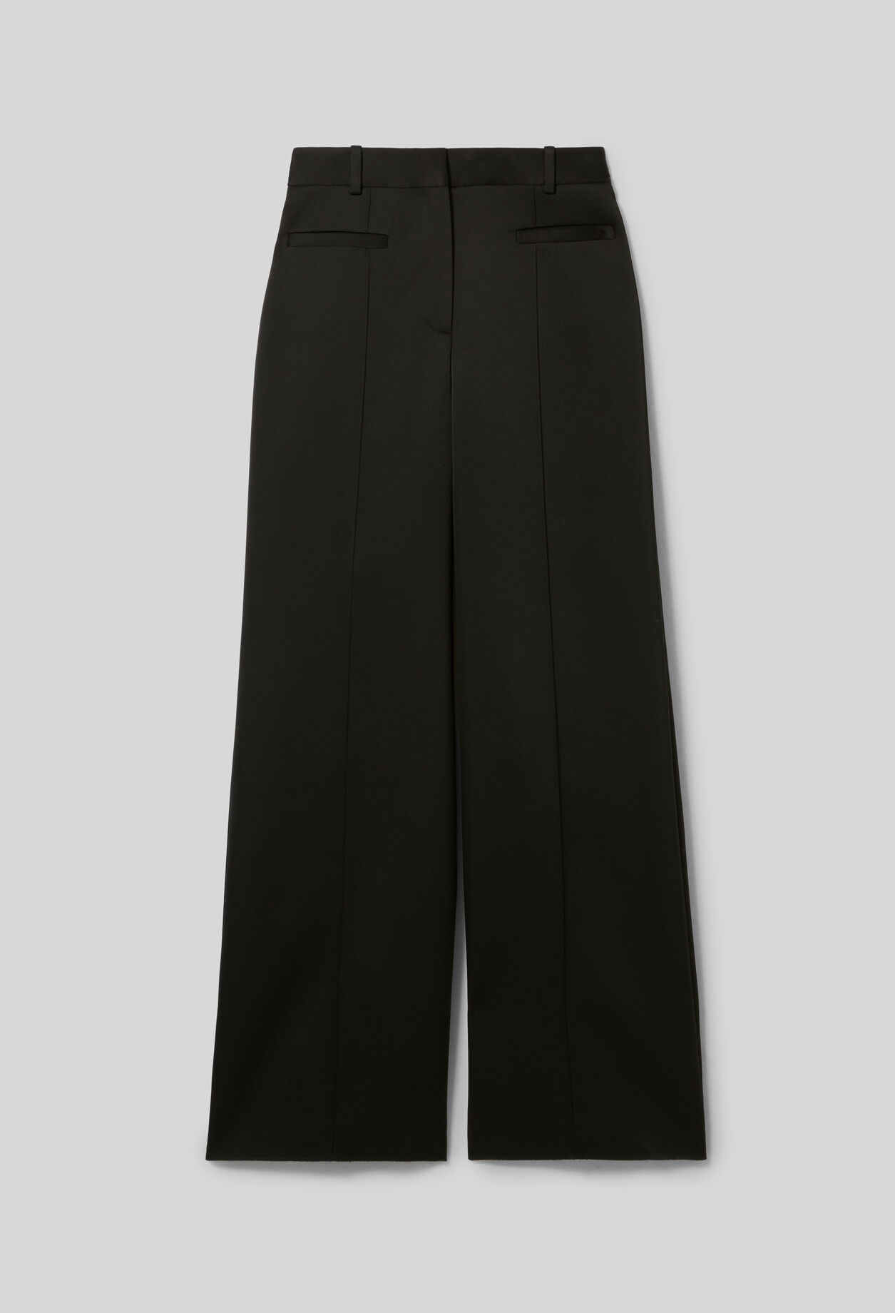 Satin tailored trousers