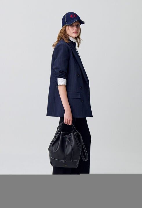 Leather Bucket Bag