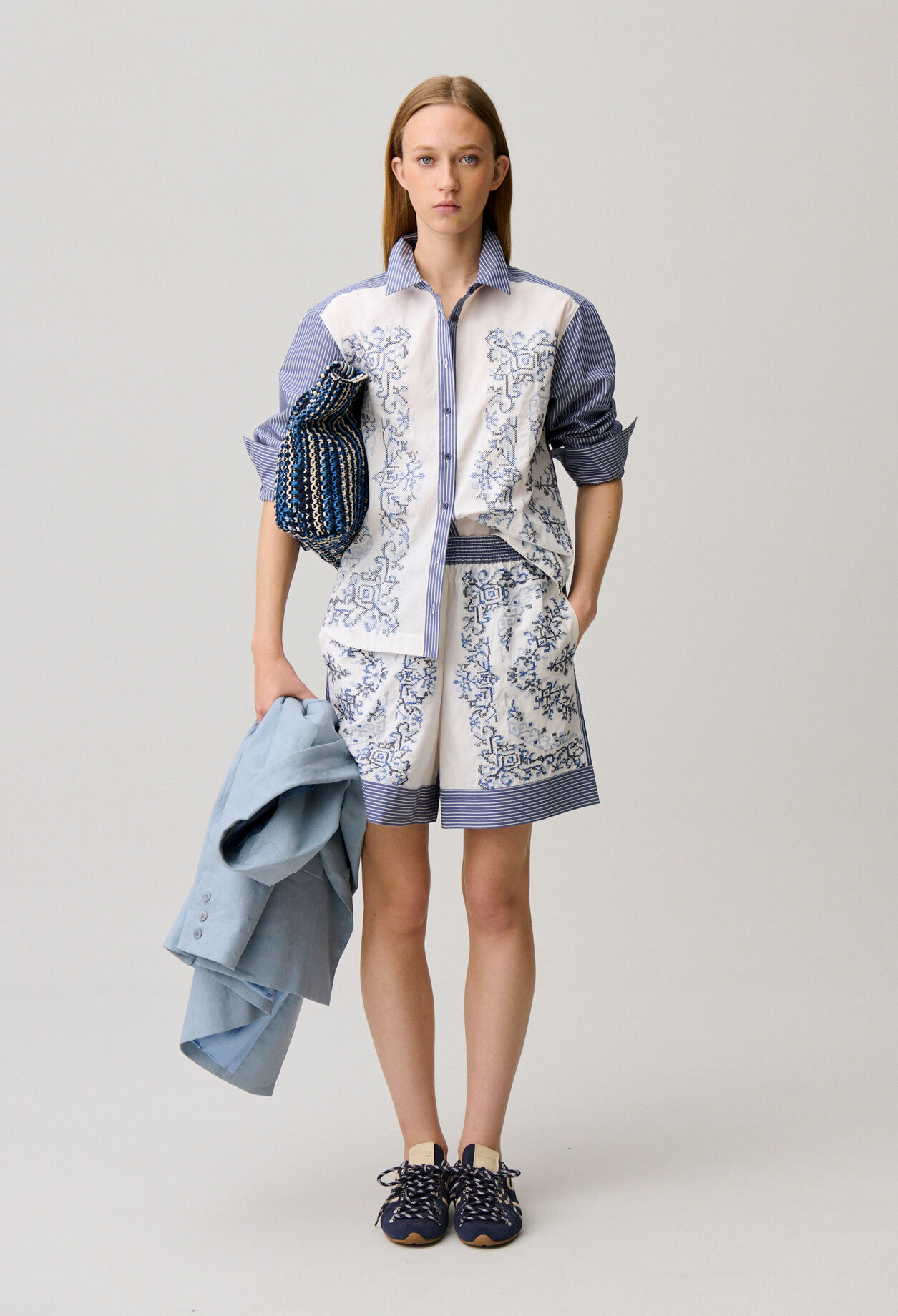 Striped cotton shirt for women | Claudie Pierlot