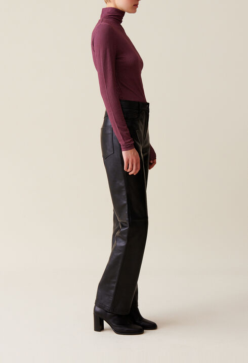 Fitted Funnel Neck Top