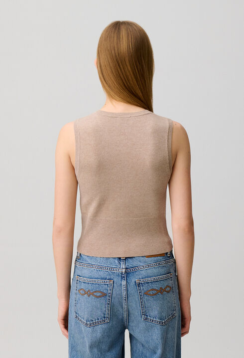 Button-Up Knitted Top
