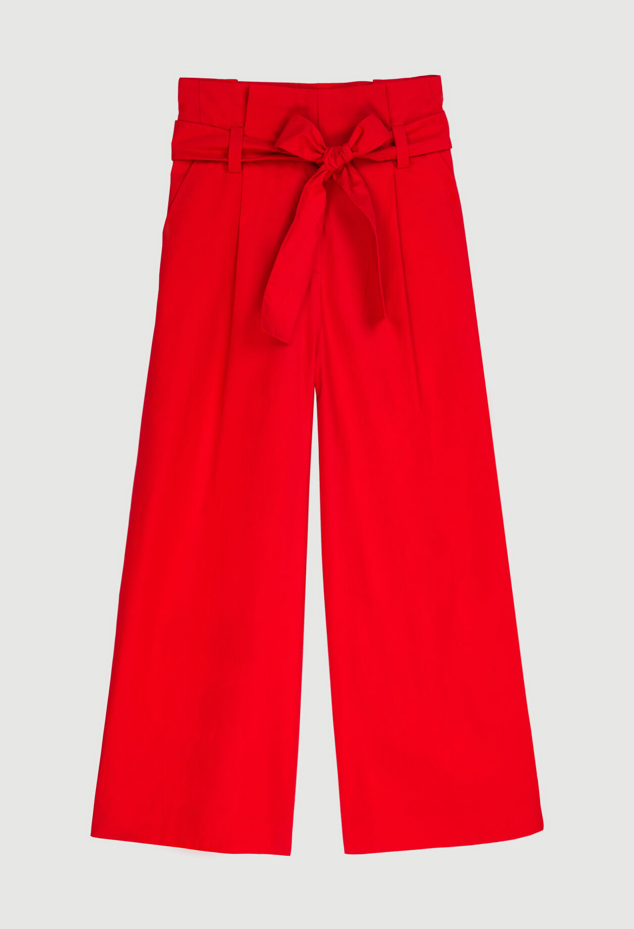 Trousers with belted waist