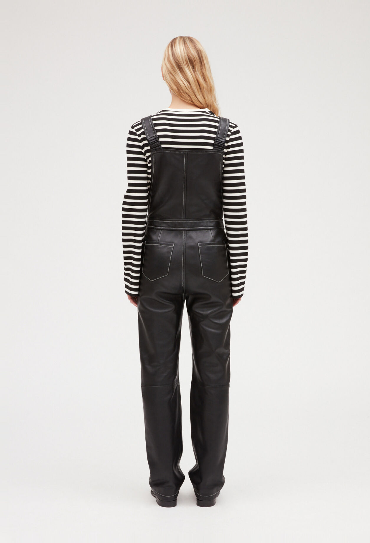 Leather overalls