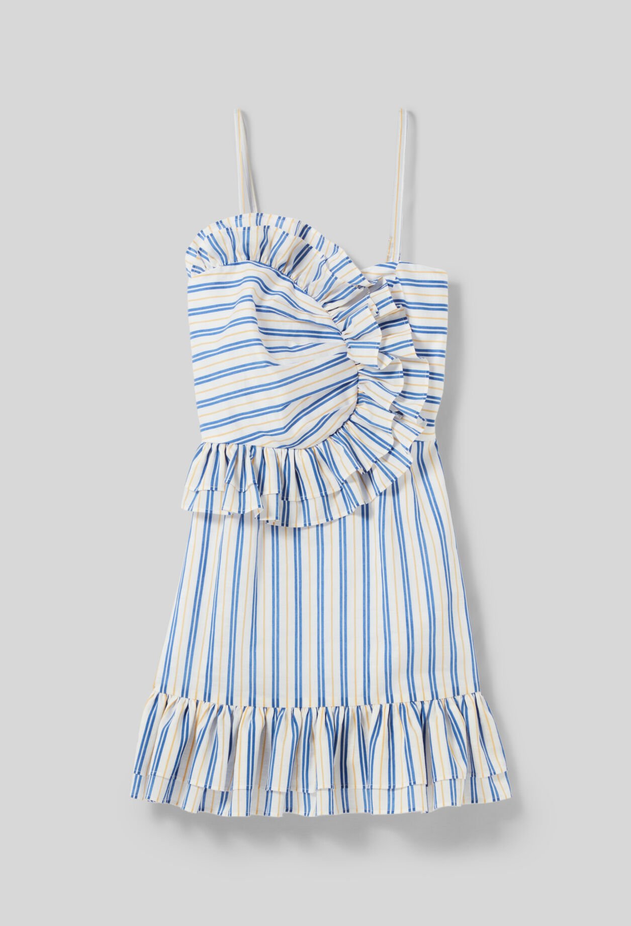 Frilled Short Dress