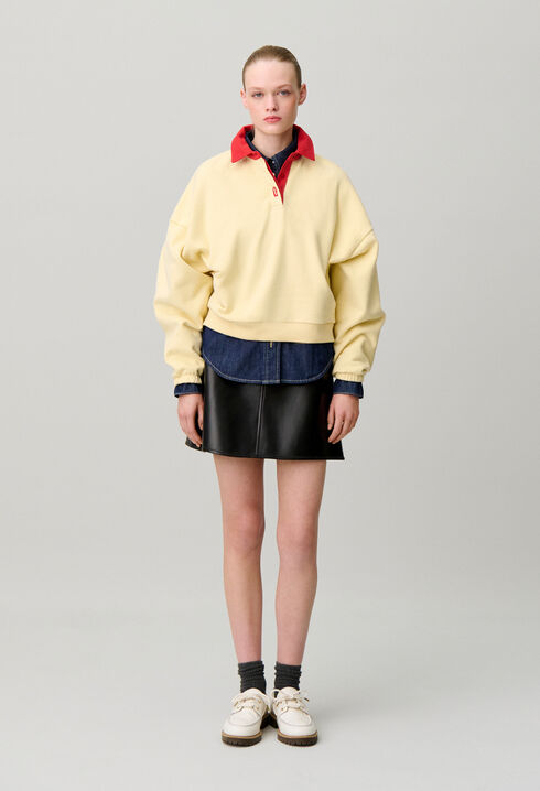 Oversized cotton sweatshirt