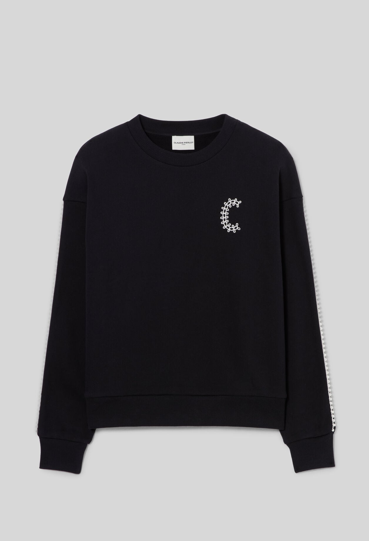 Casual organic cotton C sweatshirt