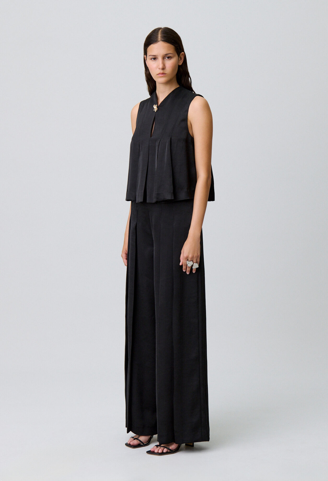Flowy sleeveless top