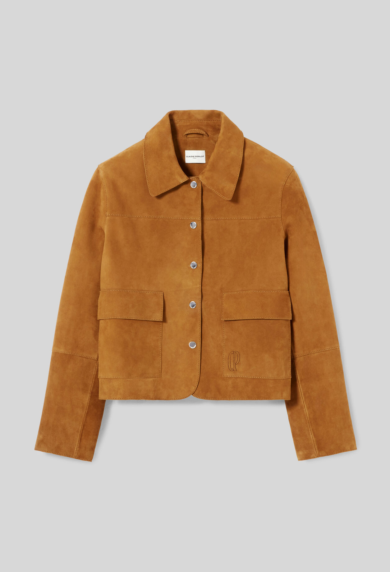 Suede leather jacket
