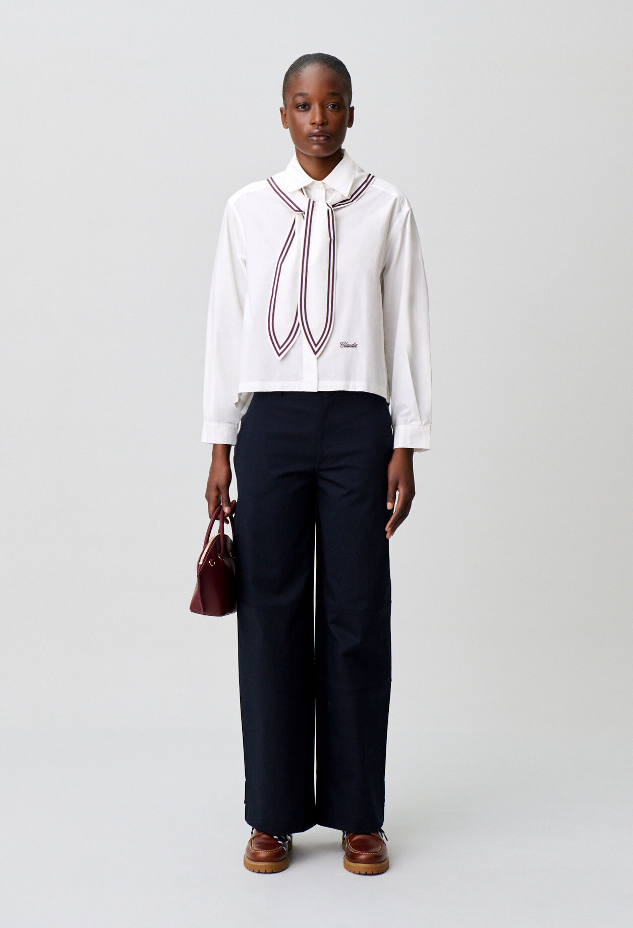 Cotton poplin shirt