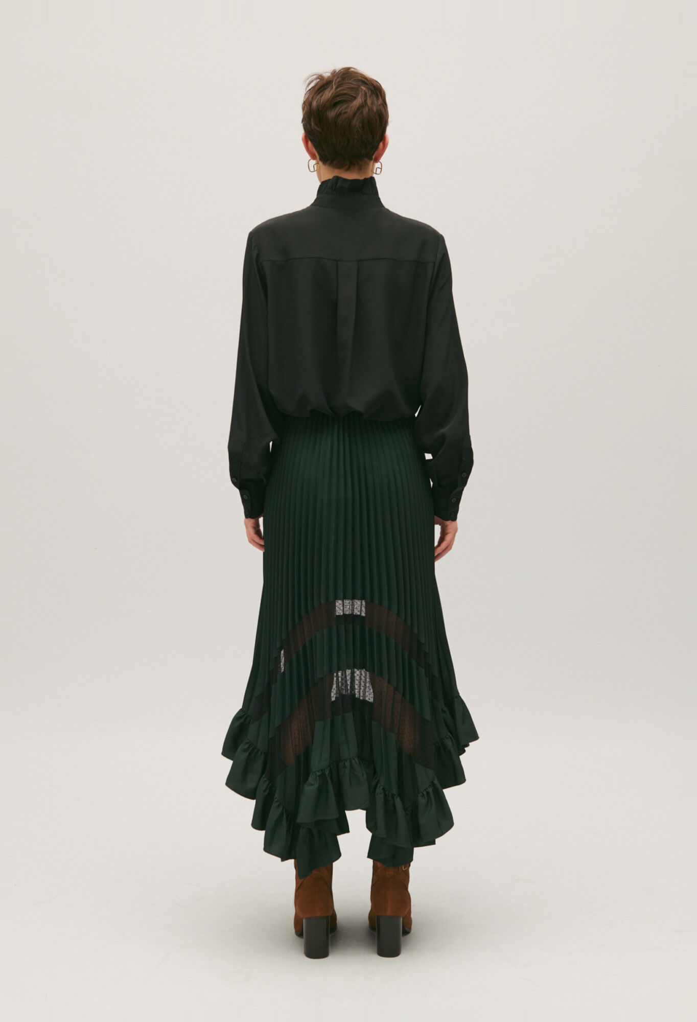 CLAUDIE PIERLOT★JUPE MIDI スカート CLAUDIE PIERLOT☆JUPE MIDI スカート