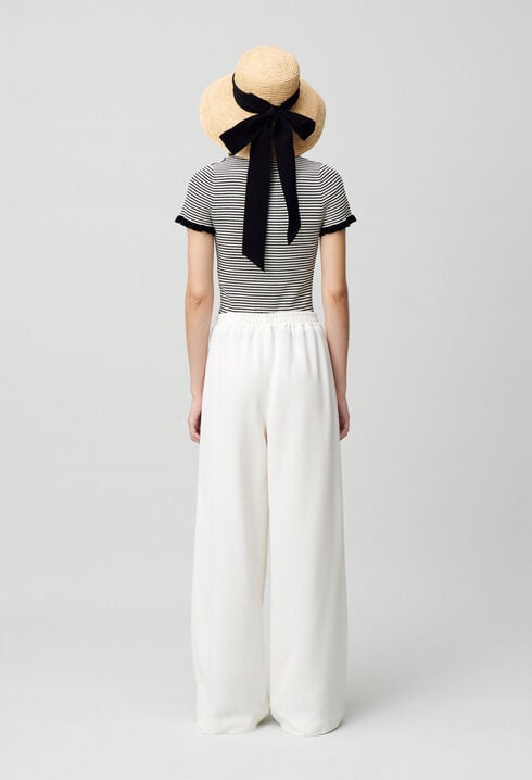 Elasticated fluid trousers