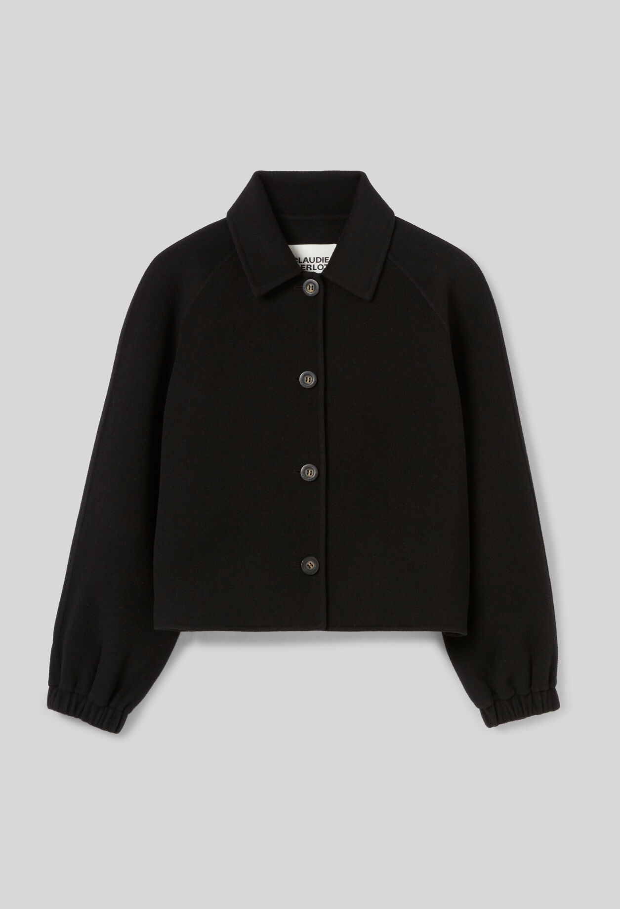 襟なしzip upレザージャケット☆ Claudie Pierlot Leather jackets for women | Claudie Pierlot