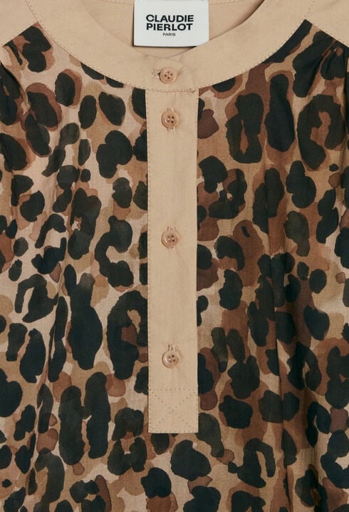 Leopard blouse