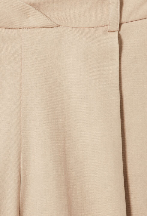 Linen Bermuda shorts